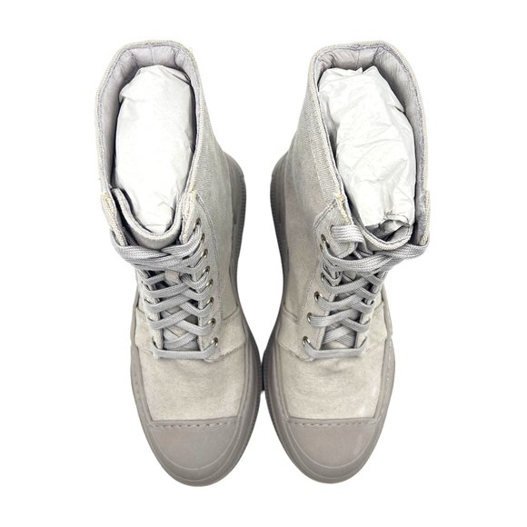 Free People Camp Out Canvas Lace Up Boots Size 39 - Picture 6 of 15